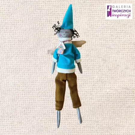 Wesoły Skrzat (4) - Lalka tekstylna 46 cm